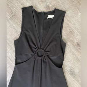 Disco worthy Black, Urban Outfitters cut out jumpsuit